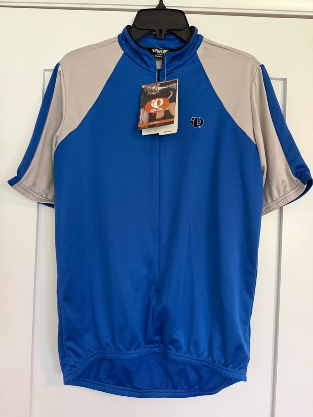 Pearl Izumi Ultrasensor Royal Blue Cycling Jersey with Light Gray Men’s Medium